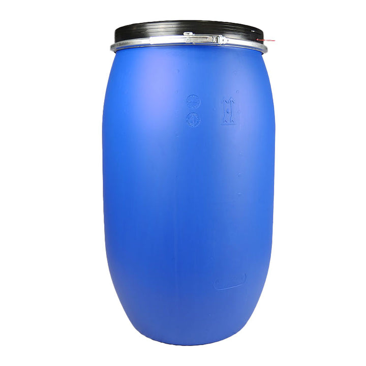 LARGE PLASTIC OPEN TOP DRUM - 220 LITRE