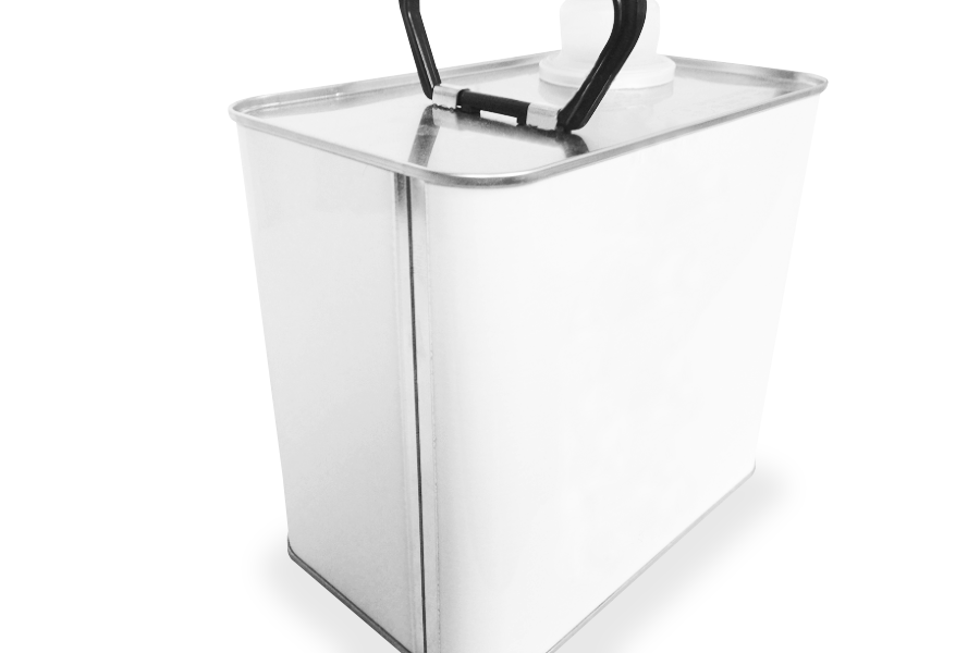 2.5 Litre Rectangular Berg Top Tin