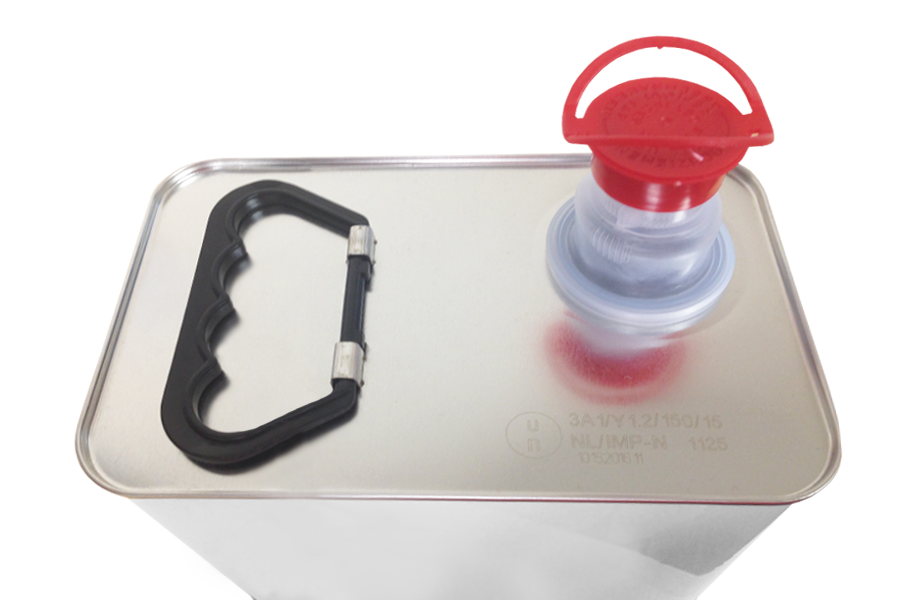 2.5 Litre Rectangular Berg Top Tin