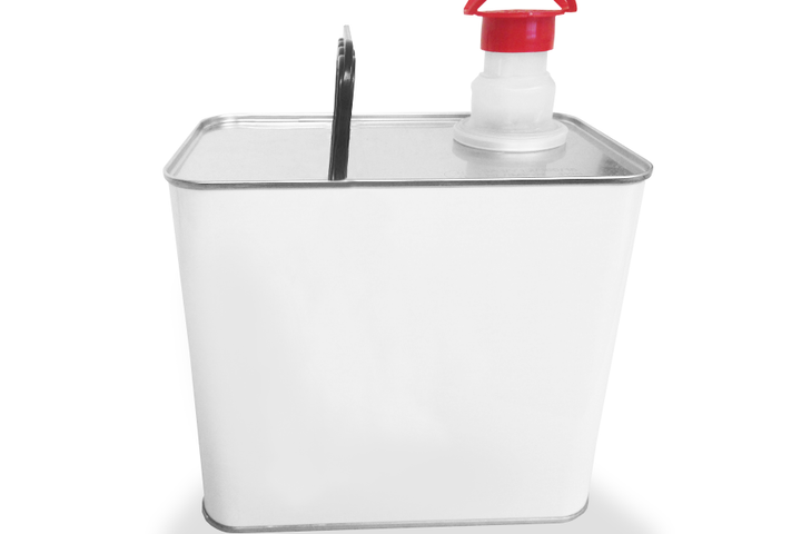 2.5 Litre Rectangular Berg Top Tin