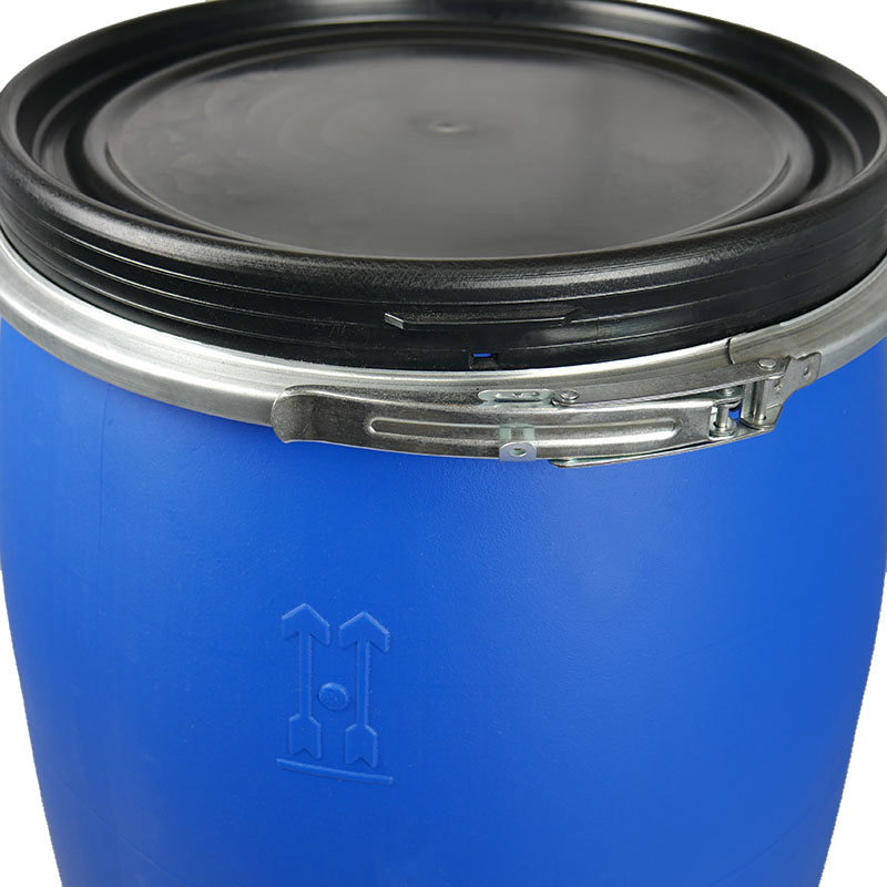 LARGE PLASTIC OPEN TOP DRUM - 120 LITRE