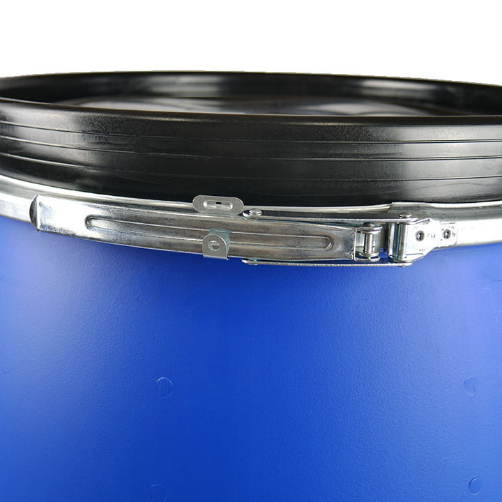 LARGE PLASTIC OPEN TOP DRUM - 220 LITRE