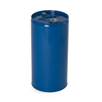 30 litre Blue Steel Drum, internally lacquered - UN approved