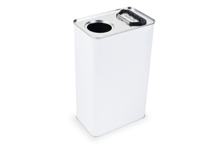 5 Litre Rectangular Berg Top Tin