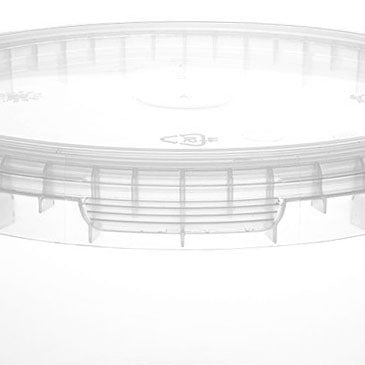 ROUND TAPERED BUCKET 3 LITRE CLEAR – JET 30-P