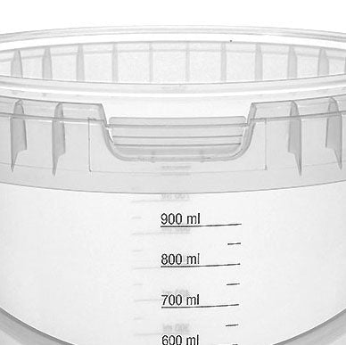 JETB 1.2 LITRE GRADUATED TUB SMALL VOLUME ROUND