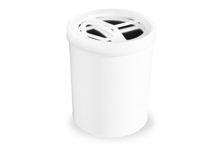 UN Approved 1 litre White Lever Lid Tin - Internally Plain