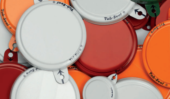 White 2" Tri-Sure® Metal Tab-Seal