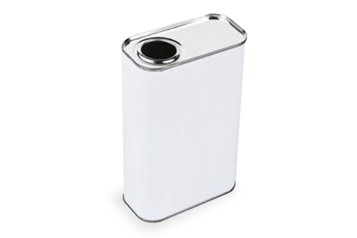 1 Litre Rectangular Berg Top Tin