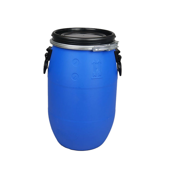 LARGE PLASTIC OPEN TOP DRUM - 30 LITRE