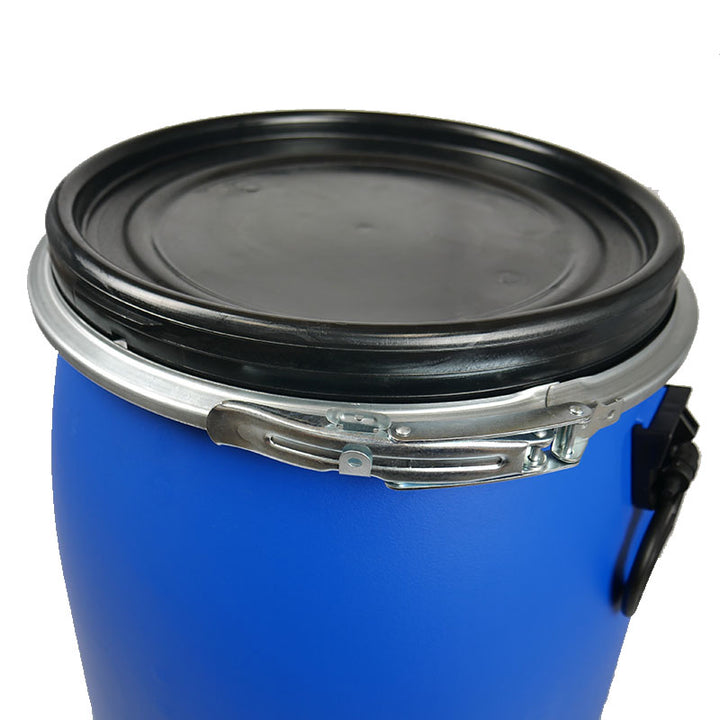 LARGE PLASTIC OPEN TOP DRUM - 60 LITRE