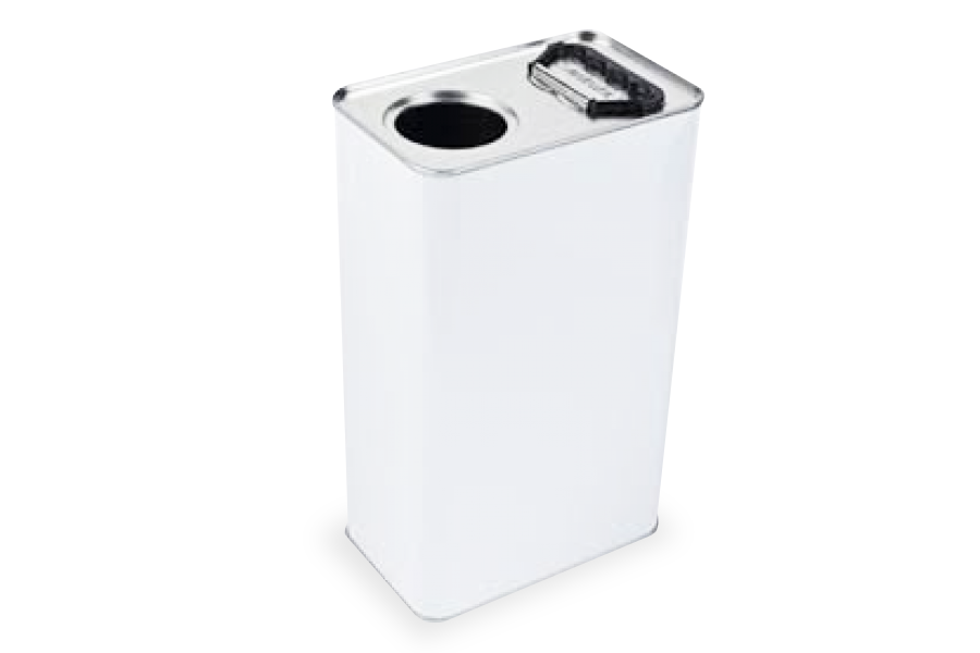 5 Litre Rectangular Berg Top Tin