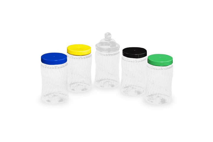 PET JAR - 450ml Spiral - 70mm Neck